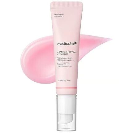 Medicube PDRN Pink Peptide Eye Cream (30ml) – Intensīvi atjaunojošs un izgaismojošs acu zonas krēms ar PDRN un peptīdiem