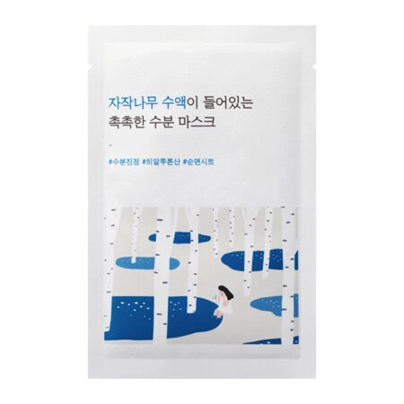 Round Lab Birch Juice Moisturizing Mask (1 gab.) – Intensīvi mitrinoša un atsvaidzinoša auduma sejas maska ar bērzu sulu