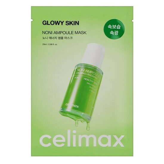 Celimax Noni Energy Ampoule Mask (1 gab.) – Intensīvi barojoša un enerģiju sniedzoša auduma sejas maska